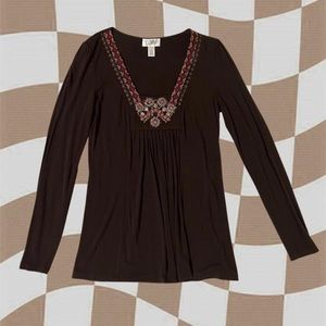 Long Sleeve Milkmaid Babydoll Blouse